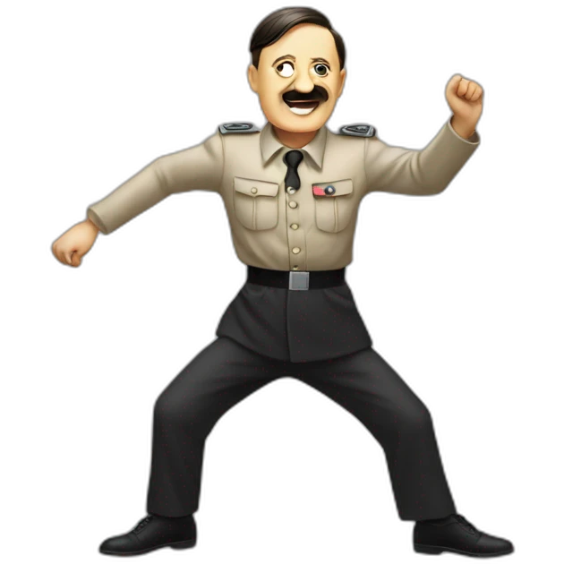 Hitler dancing emoji