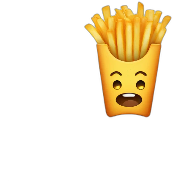 french fries emoji