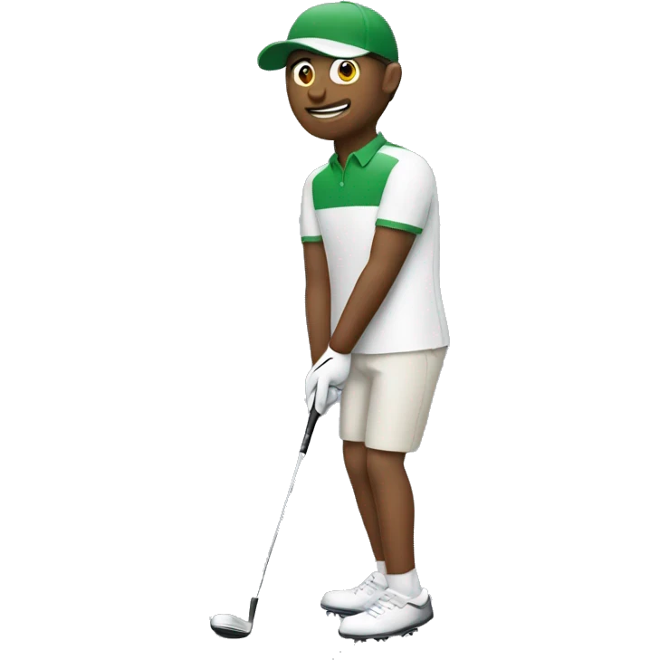 Italian playing golf emoji