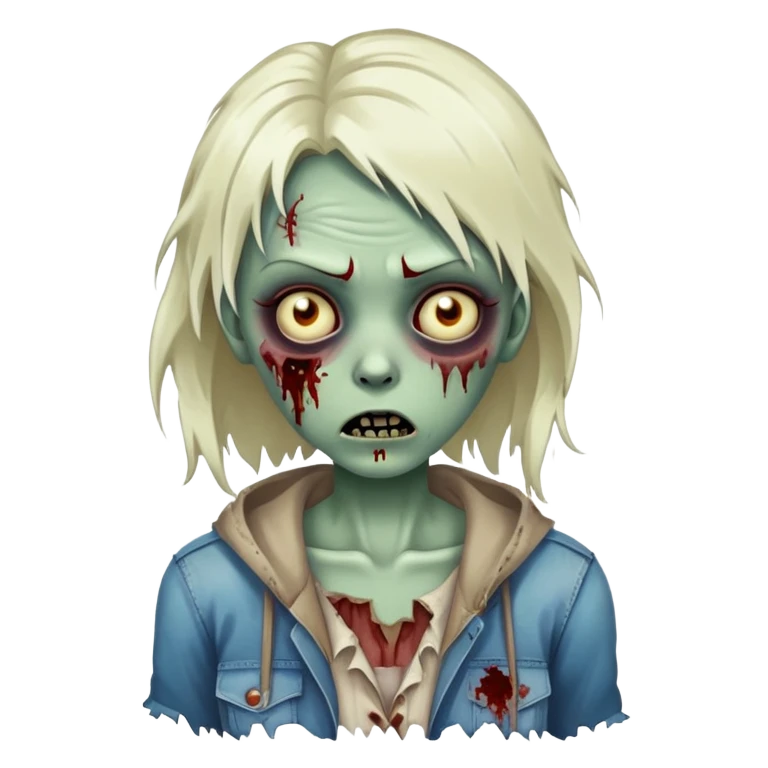zombie girl emoji