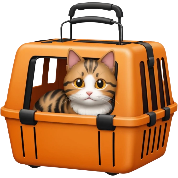 cat in a carrier emoji