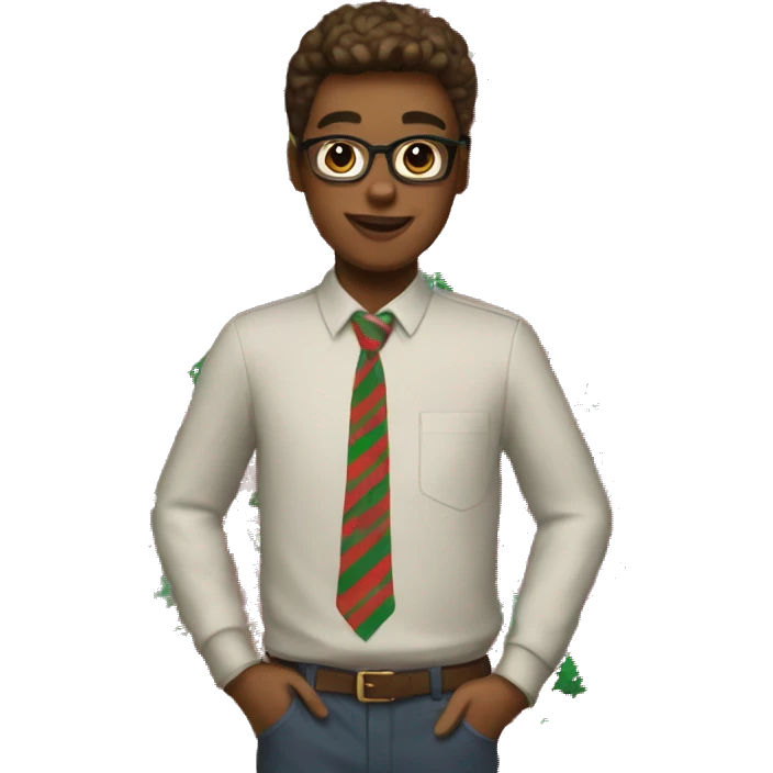 Preppy Christmas emoji  emoji