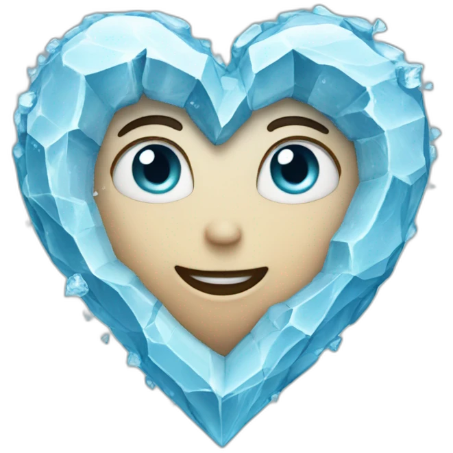 Heart of ice emoji