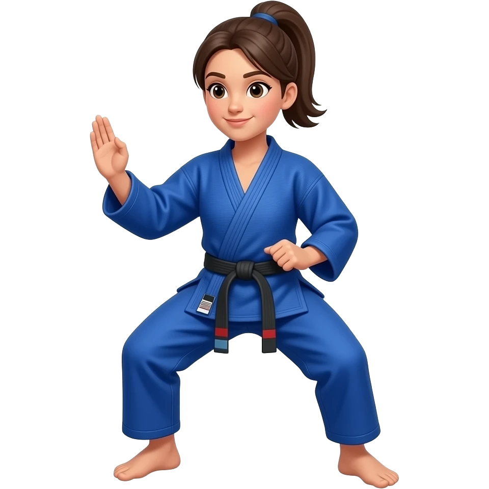 jujitsu brunette girl emoji
