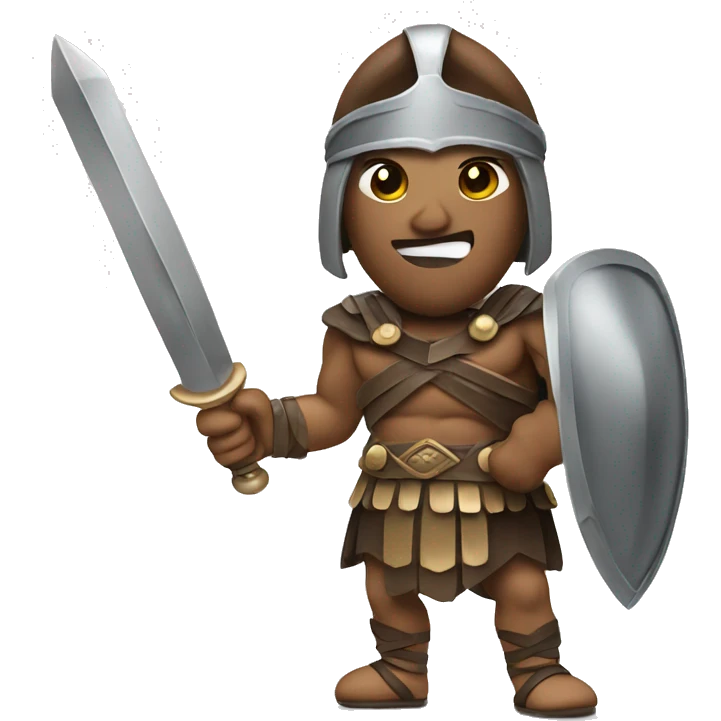 Gladiator with sword  emoji