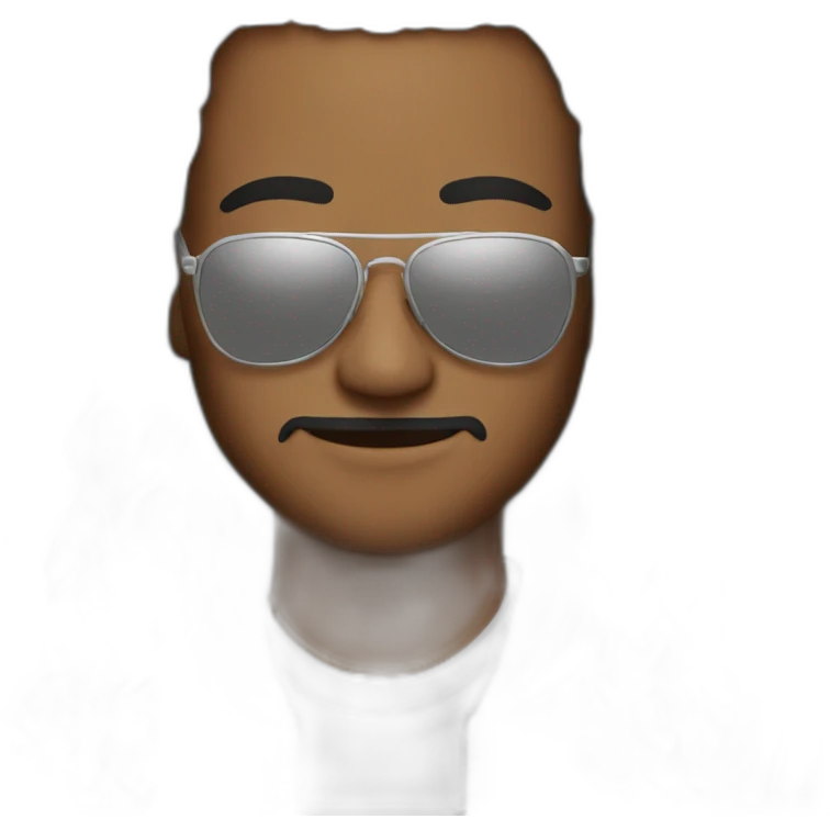 Cool man emoji