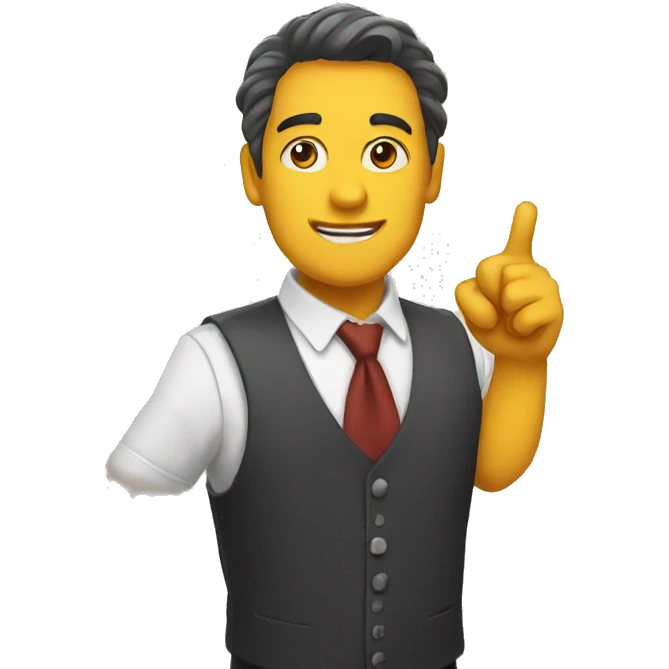 Pointing myself emoji