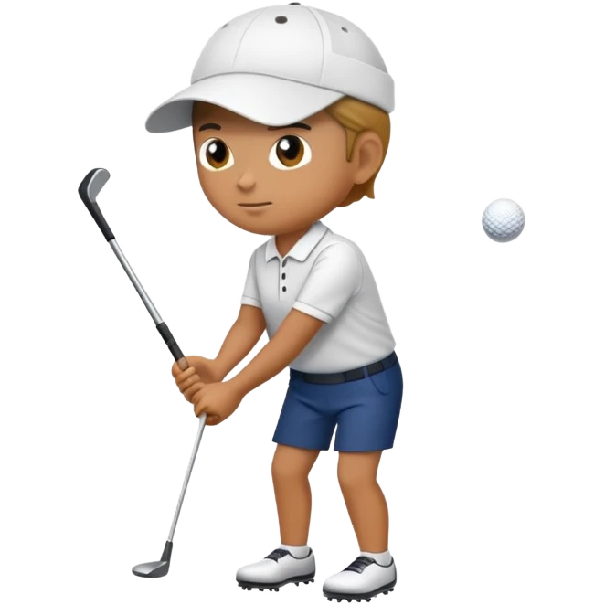 Golfing emoji