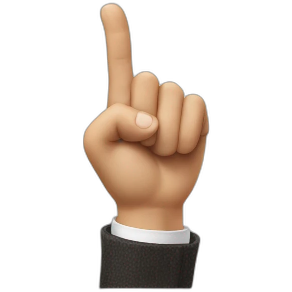 Mr bean finger emoji