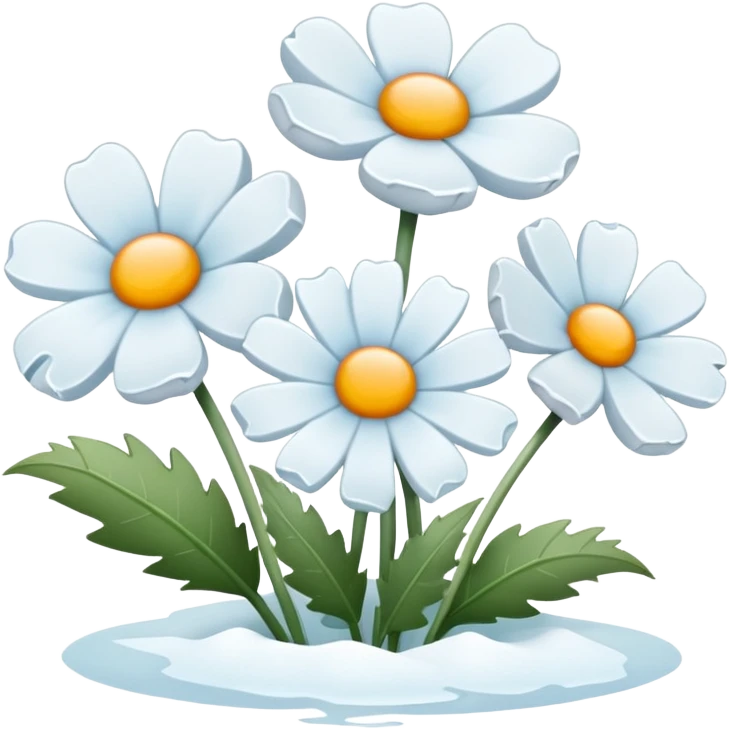 artic flowers  emoji