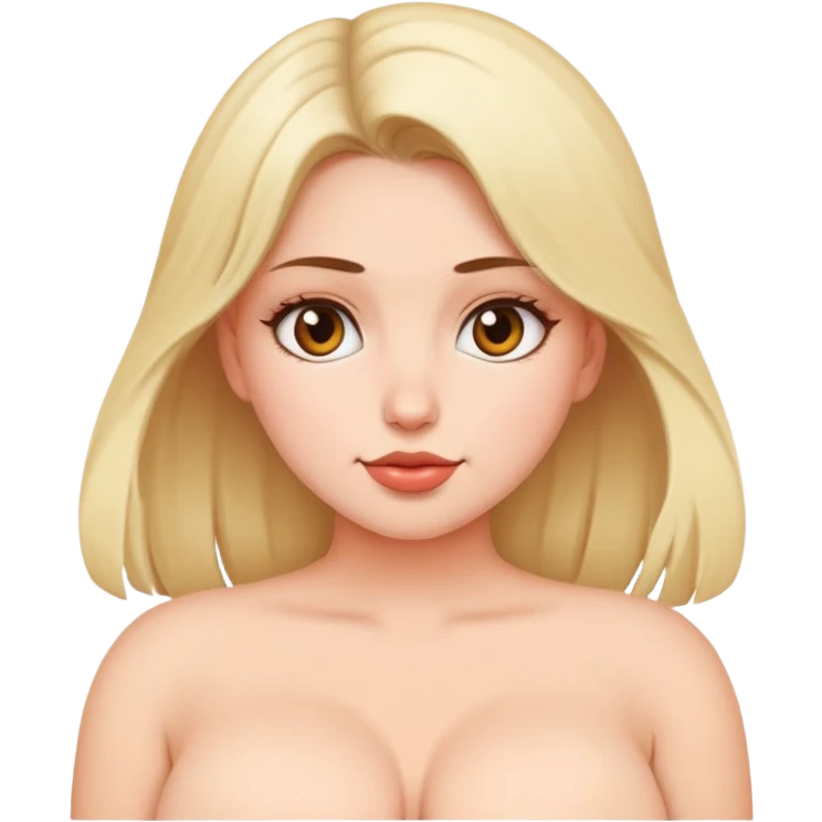 Girl with big boobs emoji