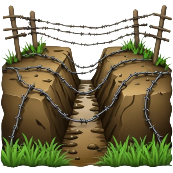 world war one, dirty trenches emoji