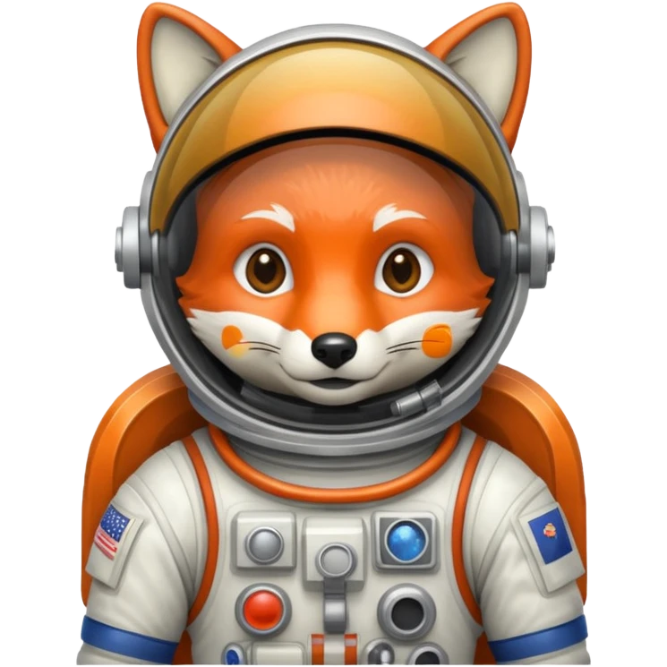 fox astronaut emoji