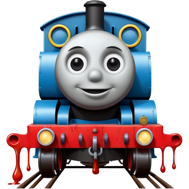 thomas de trein vol bloed emoji