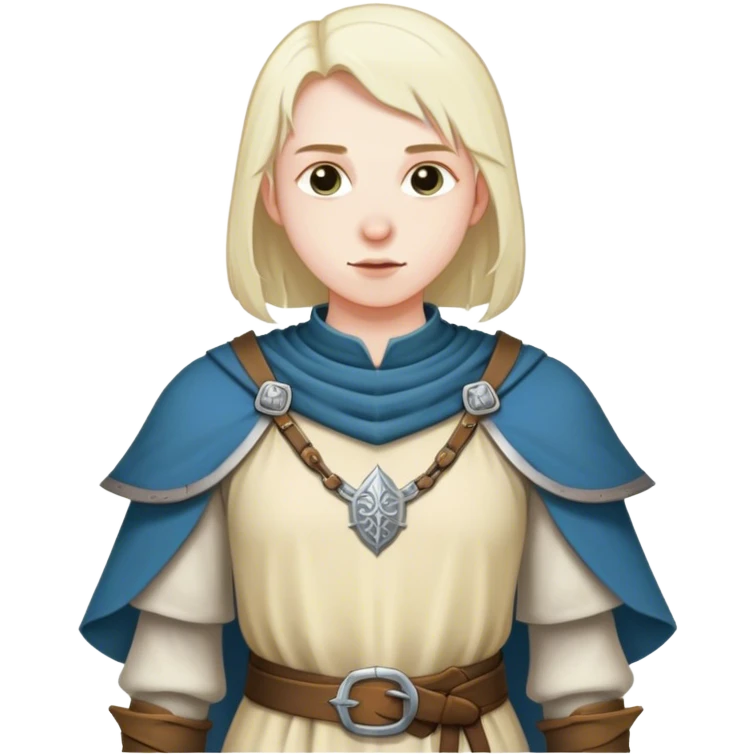 medieval cloth and dnd character. full waist emoji