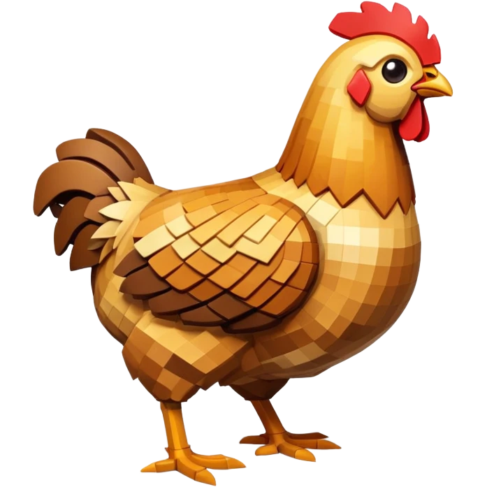 roasted chicken inspired by Minecraft emoji