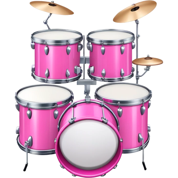 Pink drums  emoji