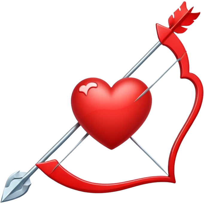 Heart with cupid's arrow emoji