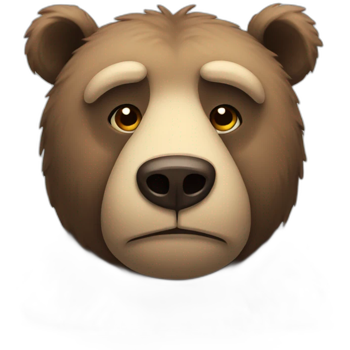 sad-bear emoji