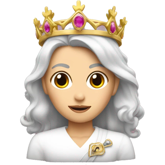 kim dokja with princess crown  emoji
