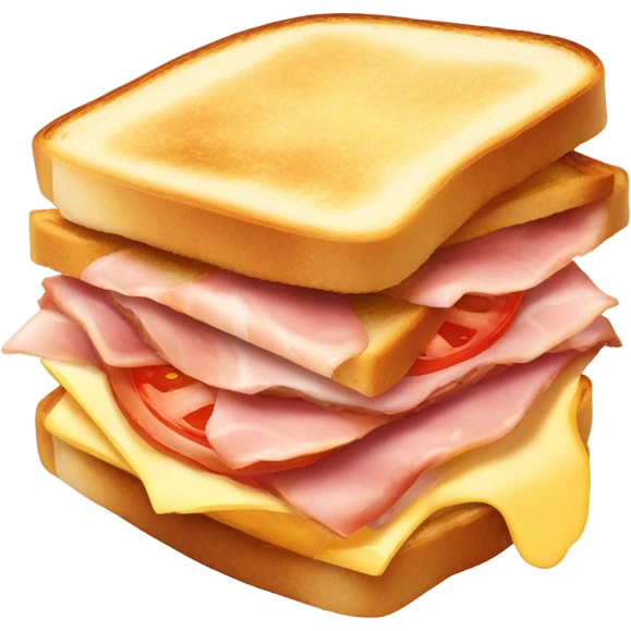 Cheese ham tomatoe Toastie  emoji