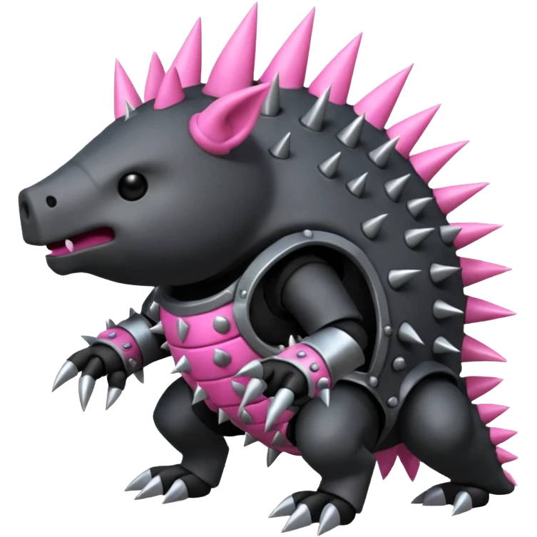 Skall-Knuser-Pigg-Fakémon-hybrid-creature (full body)  emoji
