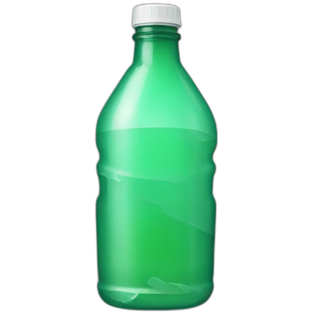 PET bottle empty and broken emoji