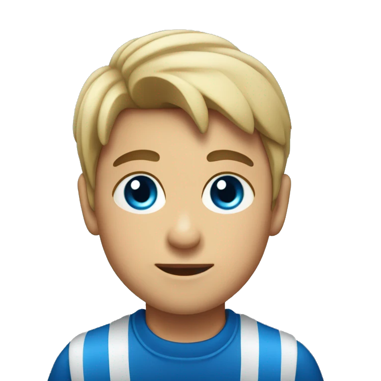 Niño marinero ojos azules emoji