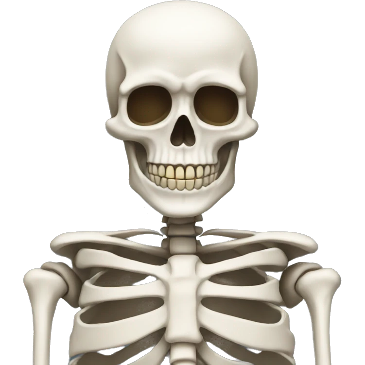 skeleton shows class emoji