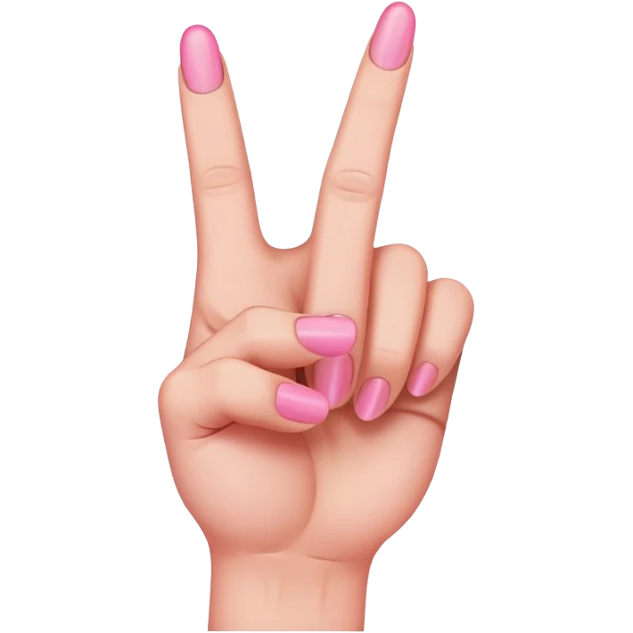 pink middle finger emoji
