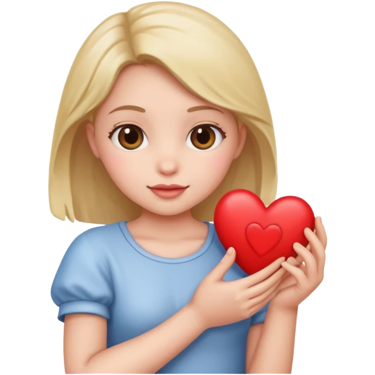 babe with heart emoji
