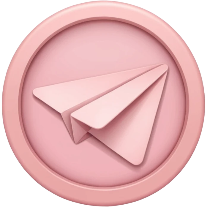pastel pink telegram icon aesthetic emoji