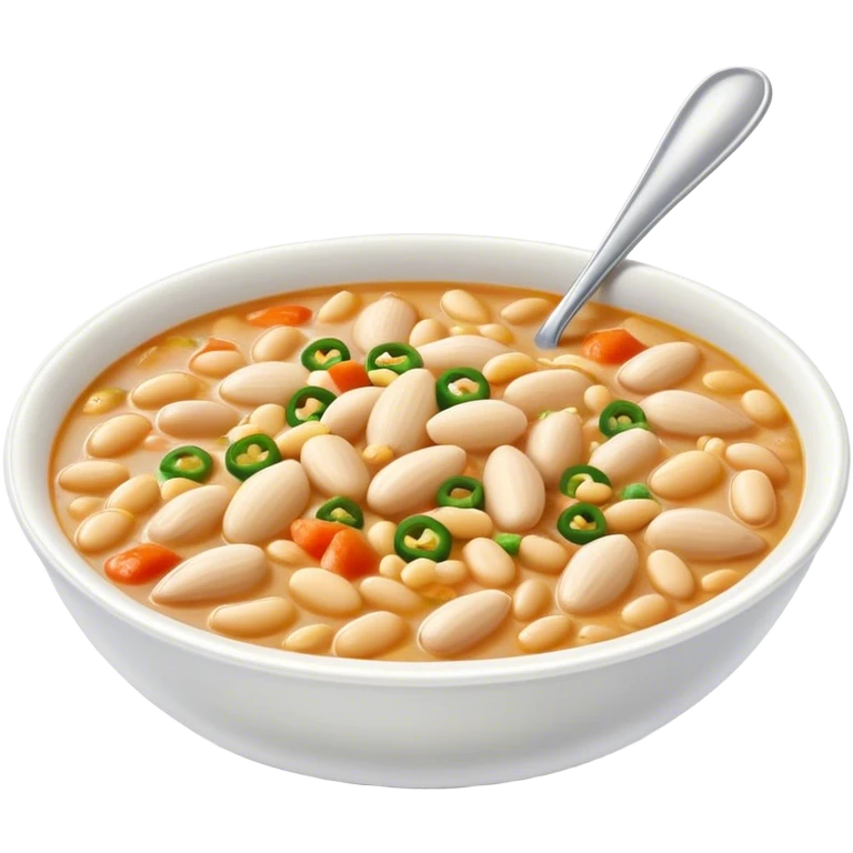 White bean chicken chili emoji