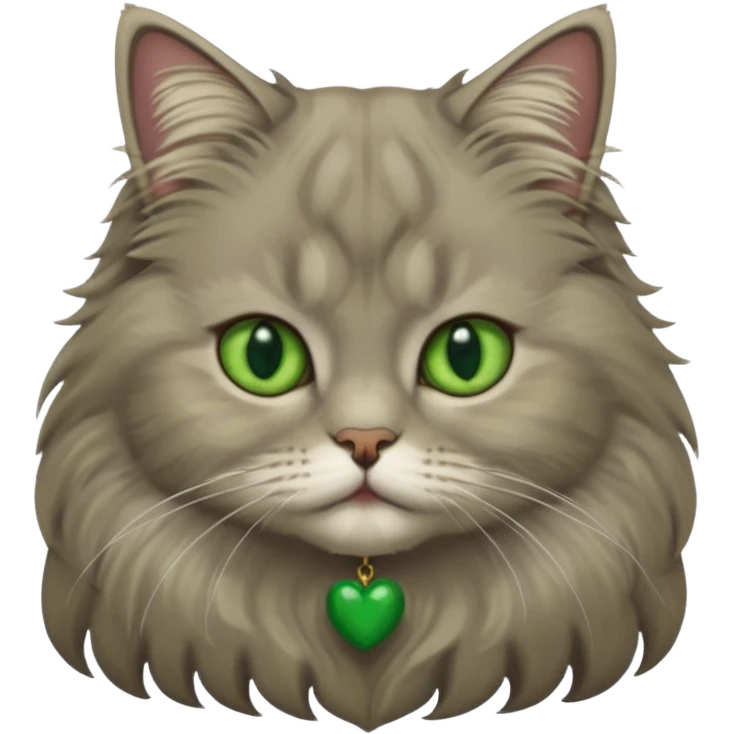 A cat which is a brittish longhair emoji