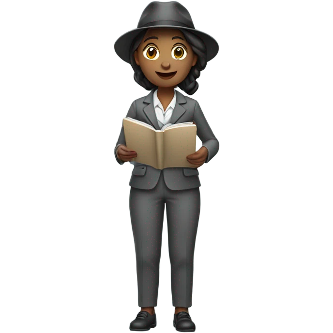Tour guide woman standing emoji