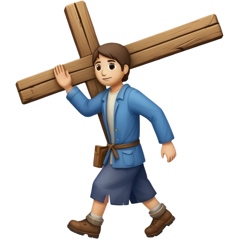 Carry your cross emoji