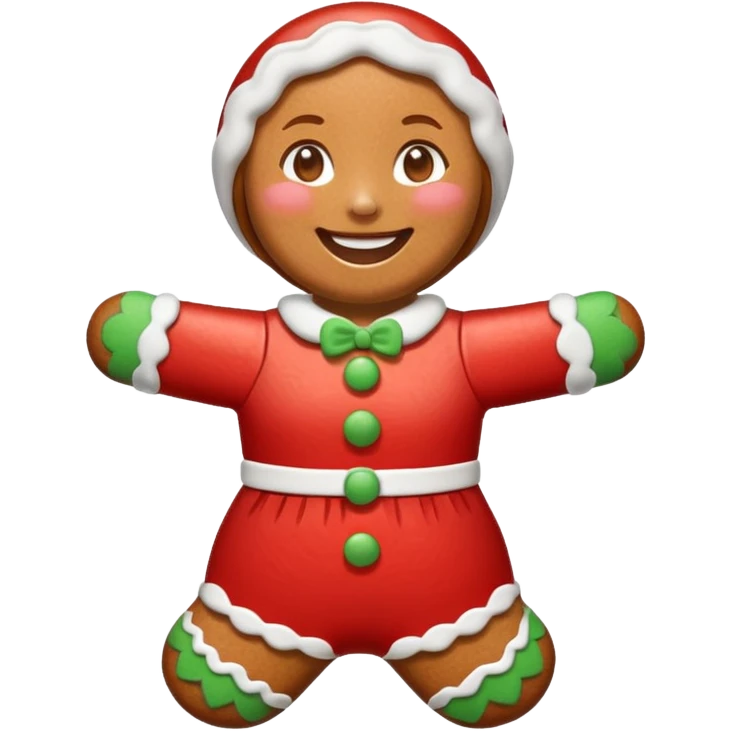 i would like a gingerbread  woman emoji emoji