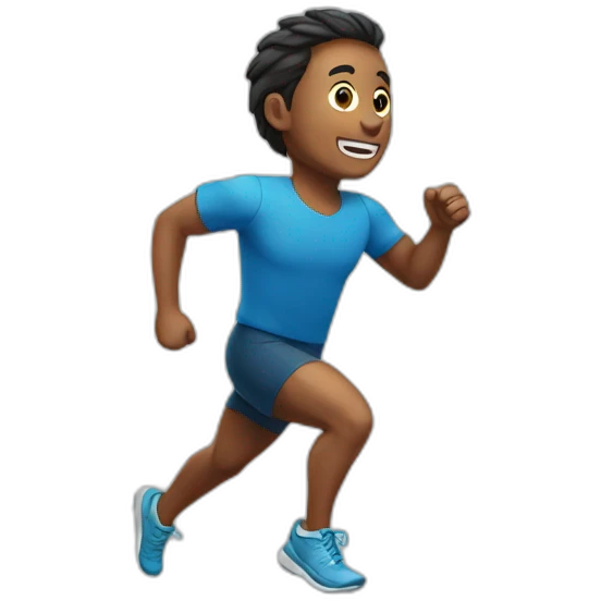 running emoji