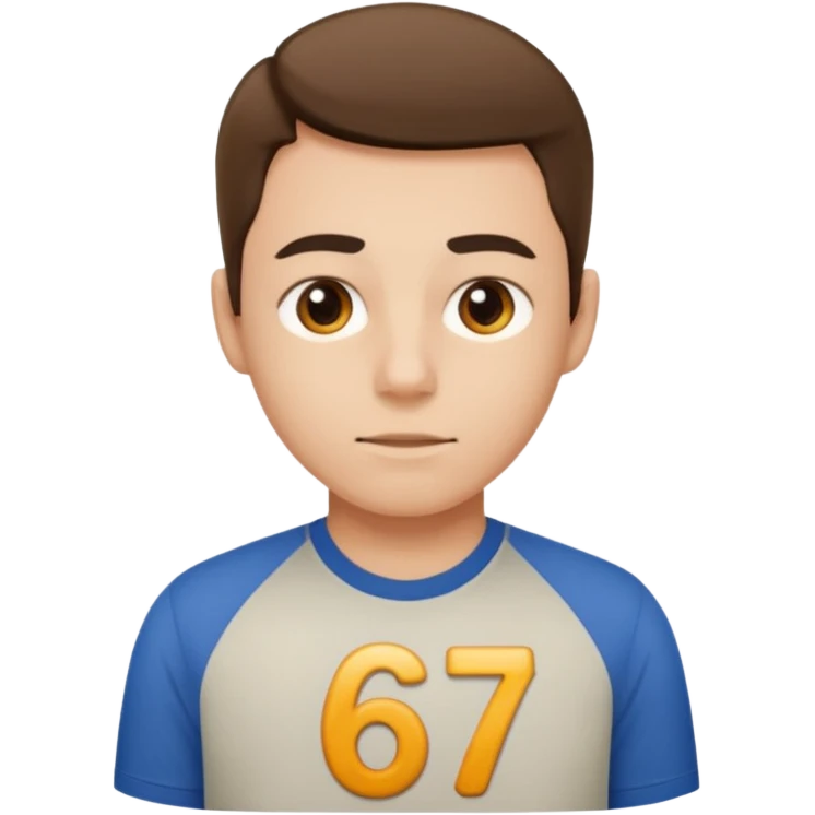 Make 🤷🏻‍♂️6️⃣7️⃣ emoji