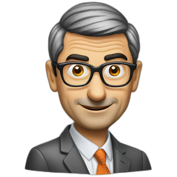 Mister Bean innovation consultant wearing glasses emoji