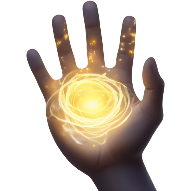 Magic hands emoji