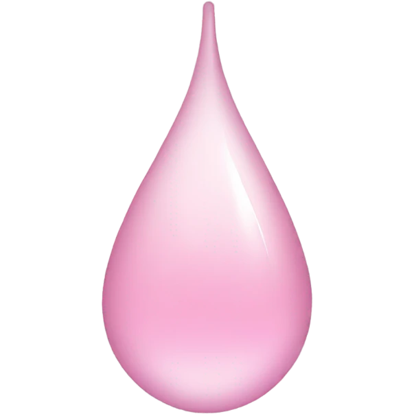 Light  Pink Drop emoji