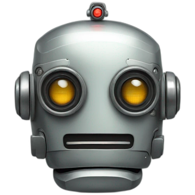 old school robot emoji