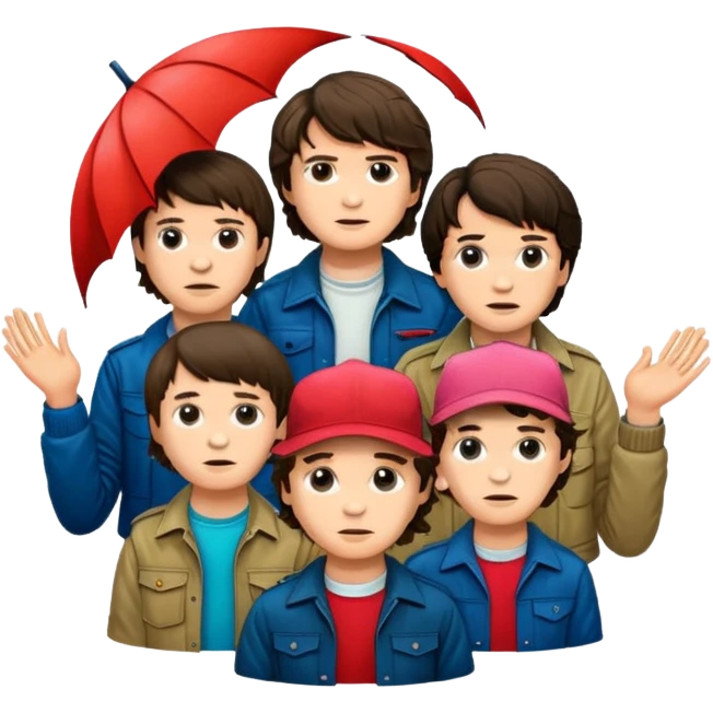 Stranger things sticker  emoji