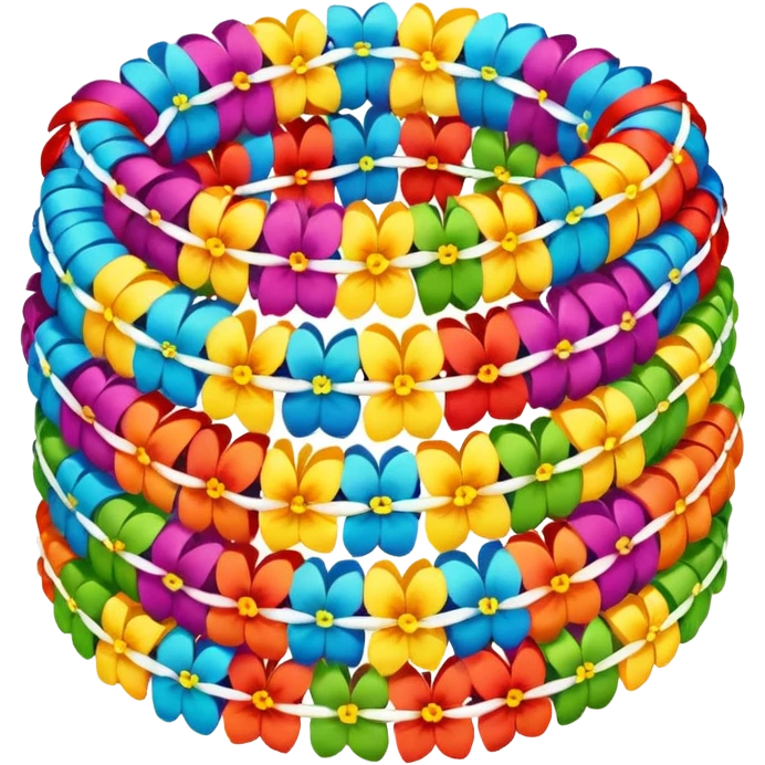 stack of lei emoji