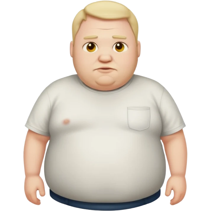 fat dude emoji