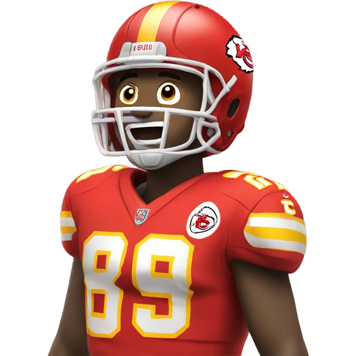 chiefs football fan cheering  emoji