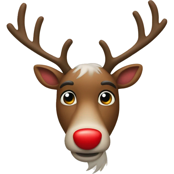 Red Nosed Reindeer emoji
