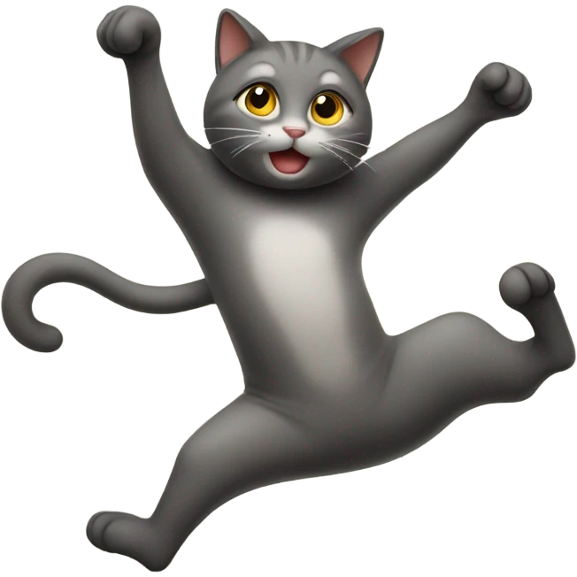 Cat dancing emoji