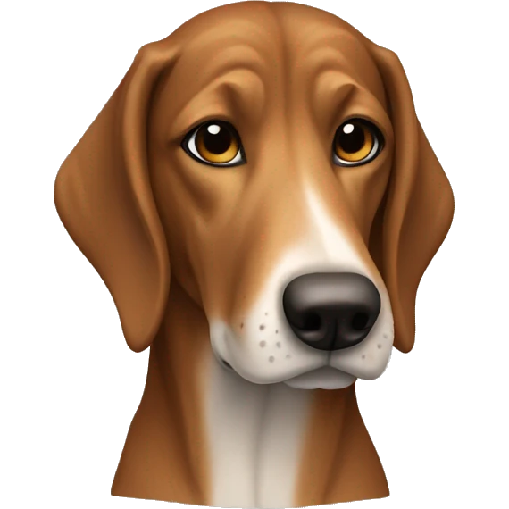 Brown Finnish lapphound  emoji